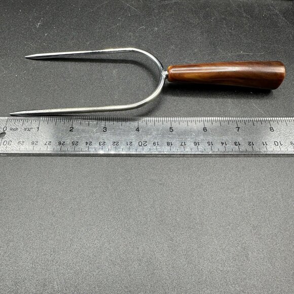 Vintage Bakelite Kitchen Tools Hostess Set Cheese Slicer Angel Cake Comb Fork - Picture 15 of 16